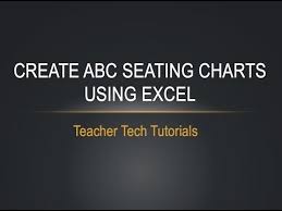 Seating Chart Using Excel Part 1 Abc Order