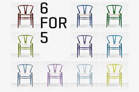 90 × 87 × 82 cm. 6 Wishbone Ch24 Stuhle Design Hans J Wegner Fur Den Preis Von 5