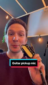 Using a guitar pickup wrong #recordingstudio #messingaround #microphone
