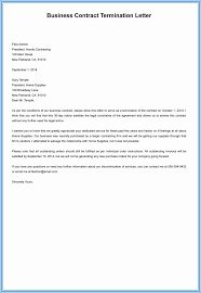 One can search google using lease termination letters and find sample. Business Contract Termination Letter Template Awesome 7 Employment Termination Letter Samples To Write A Letter Templates Contract Template Lettering
