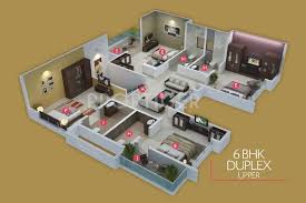3 bedroom house plan indian style single floor (see description). 3509 Sq Ft 6 Bhk Floor Plan Image Pristine Properties Royale Available For Sale Proptiger Com