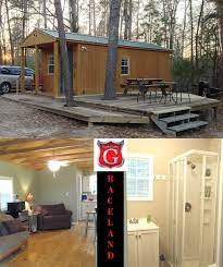 I awoke at dawn and pinballed my way into the bathroom. Customer Turns Graceland Cabin Into Tiny Home Shed Homes Shed Cabin Portable Buildings