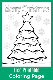 Merry Christmas Tree Coloring Page Freeprintable Christmas Tree Coloring Page Printable Christmas Coloring Pages Free Christmas Coloring Pages
