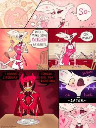 Angel dust x alastor comic