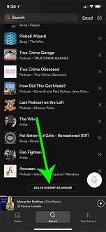 Here is how you instantly remove an artist from your spotify: How To Clear Spotify Search History On An Iphone 11 Support Your Tech