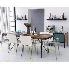 Phoenix Ivory Chair In Dining Chairs Barstools Cb2 Dining Room Shelves Cb2 Dining Room Dining Room Wall Decor