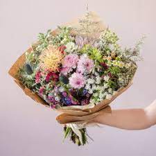 But the natural beauty of wildflowers offers a unique opportunity for your bridal bouquet to really show. Large Wildflower Bouquet Fresh Flowers Online Flower Arrangement Designs Unique Flower Arrangements