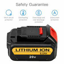 Dewalt dcb205 20v max xr 5.0ah lithium ion battery pack is a premium xr lithium ion pack that provides up to 60 percent more capacity than standard this unit is a 5.0ah high capactiy battery pack that has no memory and virtually no self discharge for maximum productivity and less downtime. For Dewalt 20v 20 Volt Max Xr 5 0ah Lithium Ion Battery Dcb205 Dcb204 Dcb200 2pc Tools Workshop Equipment Power Tool Batteries