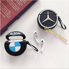 Airpods Pro Case Nike Bmw Mercedes Benz Style Black Silicone Protective Shockproof Case In 2020 Bmw Earphone Case Airpod Case