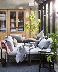 The Sections In The Kungsholmen Outdoor Seating Series Are Combined To Form A Cozy Daybed Outdoor Living Room Ikea Living Room Living Room Inspiration