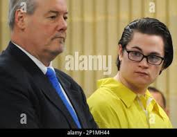 Christopher Plaskon, right, with attorney Edward Gavin, appears in Superior  Court in Milford, Conn., Monday, March 7, 2016. Plaskon has pleaded no  contest in the killing of a classmate at their high