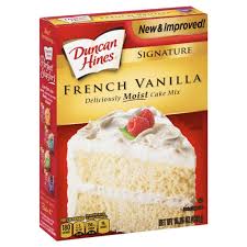 Duncan Hines Moist Deluxe French Vanilla Premium Cake Mix 15 25oz Cake Mix French Vanilla Blueberry Cake