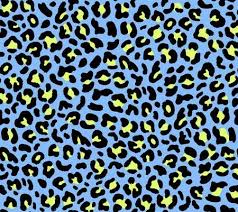 Seamless Blue Leopard Pattern Animal Print Wallpaper Cheetah Print Wallpaper Purple Aesthetic