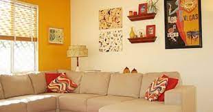 Tu Interiorista Paredes En Amarillo Living Room Orange Room Wall Colors Room Color Combination