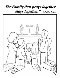 Free Downloads Family Coloring Pages Family Coloring Catholic Coloring
