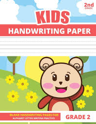 There is a picture of a telephone and a light bulb. 2nd Grade Handwriting Paper Blank Handwriting Practice Book For Grade Two 2 Kids Handwriting Paper For Kids Press Joyful Writing 9781657985070 Amazon Com Books
