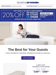 Soundasleep dream series air mattress bed bath and beyond youtube. Bed Bath Beyond A Bed That Charges Your Phone Plus Open Soon For Your 20 Offer Milled
