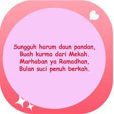 Seperti zaman sahabat atau pun ulama dulu ketika ditinggal bulan ramadhan mereka menangis. 30 Pantun Bulan Ramadhan Idul Fitri Ucapan Selamat Puasa Bergambar Klak Klik Bermutu