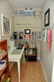 Inspiration For Decoration Craft Room This Was Fun To See I D Like A Good Old Kitche Small Craft Rooms Narrow Closet Organization Small Space Organization
