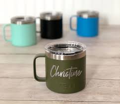 Yeti Coffee Mug Personalized Yeti Campfire Mug Powder Etsy Mugs Gifts In A Mug Coffee Lover Gifts