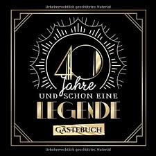 Geburtstag selber gestalten ❤️ hier gibt es viele tipps für. Compare Prices For Geschenk Zum 40 Geburtstag Mann Frau Legenden Across All Amazon European Stores