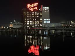 The factory is located off of key highway in locust point. Domino Sugar Sign To Get Renovation Baltimore Md Patch