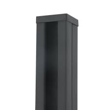 Lot de 10 capuchons de protection pour poteaux en bois 7 x 7 cm. Poteau En Acier 70x70x1000mm Palissade Bois Deck Linea