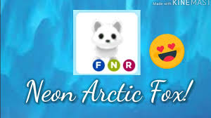 It's possible to create a neon version of any pet! Making A Neon Fly Ride Arctic Fox Adopt Me Roblox Youtube