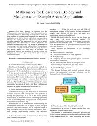 Image result for Science Math Applications Mathematical Biology Events