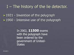 I'll first begin by asking a series of questions with known answers. Ppt The Lying Detecor Powerpoint Presentation Free Download Id 593079