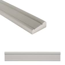 Drawing inspiration from the pulsating tilework of the middle east, the hispalis chair rail azul cobalto 2 in. Chair Rail Tile Trim 2 X 12 Inch Decorative Shower Ceramic Tile Edge Liner Backsplash Wall Molding Matte Gray 6 Pack Buy Online At Best Price In Uae Amazon Ae