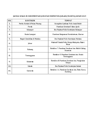Mok aku nge ketuo polis tu kacik benar pah mok mung ado ko duk saong nge datuk datuk ko. Jadual Walk In Insp 2015 2 Pdf