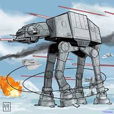 How To Draw An Imperial Walker Imperial Walker Imperial Walker Star Wars Drawings Walker Star Wars