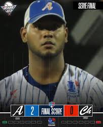 Partimos adelante en la serie final del campeonato U-23 en el estadio  Claudio Nieto. Alexander López recorrió la distancia 9.0 EL, 6H ,1BB, 4K.