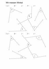 Wie kann man winkel messen? Mathematik Arbeitsmaterialien Winkel Messen Und Zeichnen 4teachers De