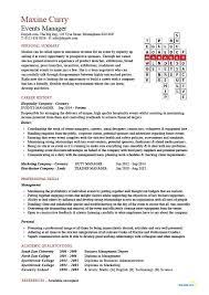 Use one of our free resume templates for word and get one step closer to the perfect job application. Events Manager Cv Sample Proactively Selling The Venue To Prospective New Clients Cv Writ Teacher Resume Template Teacher Resume Examples Teacher Cv Template