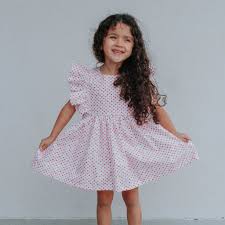 Valentines Day Dresses For Girls In 2020 Valentines Day Dresses Ruffle Dress Girls Dresses