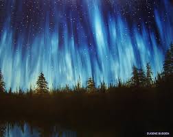 Northern Lights Painting Eugene Budden Northern Lights Painting Art Art Painting