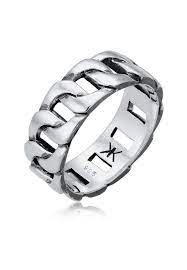 Besonders beliebt sind ringe aus sterling silber. Kuzzoi Silberring Herren Chunky Chain Look Panzerglieder 925 Silber Online Kaufen Otto