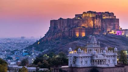Mehrangarh Fort Jodhpur, AI generated