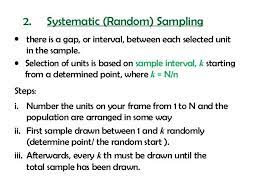 Systematic Random Sampling A Method Of Probability Sampling Study Tips Probability Applied Science