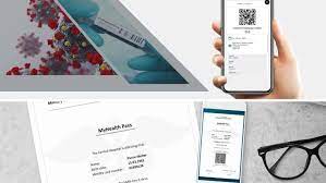 During the corona test, the guest shows the app. Zwei Schweizer Blockchain Projekte Arbeiten Am Corona Pass Netzwoche