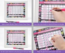 Star Wars Chore Chart Printable Reward Chart Responsibility Chart Weekly Chore Chart Behavior Chart Chore Chart For Boys You Edit Pdf