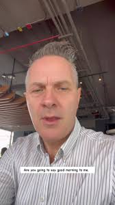 Are you going to say good morning to me?