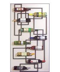 In two separate pieces, the mid century wall wine rack by oenophilia allows you to create your own installation to best suit your space and your sensibilities while artfully a wine rack as well as an incredible work of modern art. Mid Century Wall Wine Rack Beveragefactory Com Wall Mounted Wine Rack Wine Rack Wall Modern Wine Rack