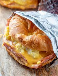 Easy Croissant Breakfast Sandwiches The Perfect Breakfast Recipe Breakfast Sandwich Recipes Croissant Breakfast Sandwich Recipes