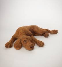 Needle Felted Vizsla Felt Dogs Needle Felted Ornaments Felt Animals