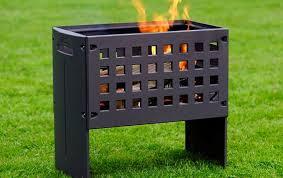 Helex Outfire Firebox Offers Outdoor Fireplace And Barbecue All In One Homecrux