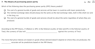 In many cases, ppp produces an inflation rate that is equal to the price of the basket of goods at one location divided by the price of the basket of goods at a different location. 7 The Theory Of Purchasing Power Parity Aa Aa E Chegg Com