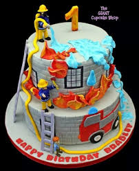 Fireman Sam Friends Fireman Cake Firetruck Cake Truck Birthday Cakes